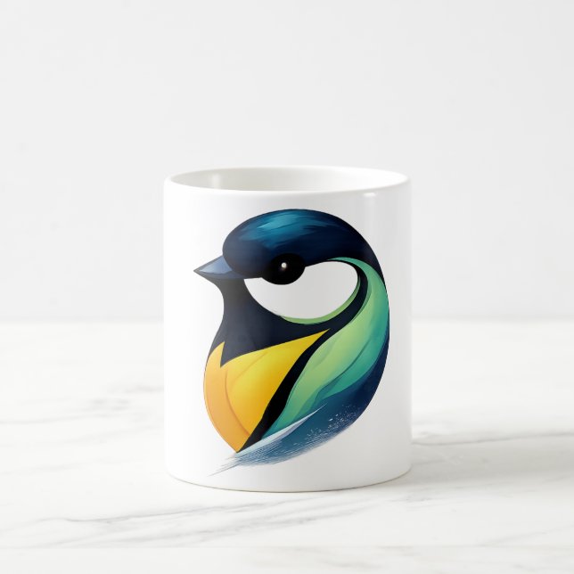 Tasse Oiseau Coloré (Centre)