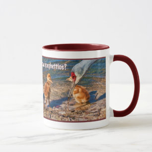 Tasse Oiseaux de bébé et un déjeuner de ver