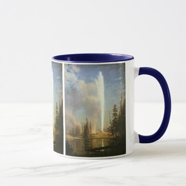 Tasse Old Faithful, Albert Bierstadt (Droite)