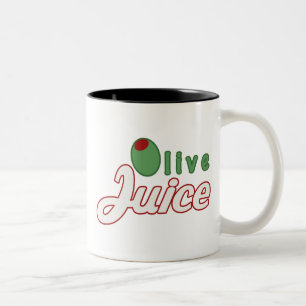 Tasse olive de jus