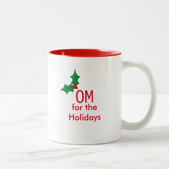 Tasse "OM for Holidays" (Rechts)