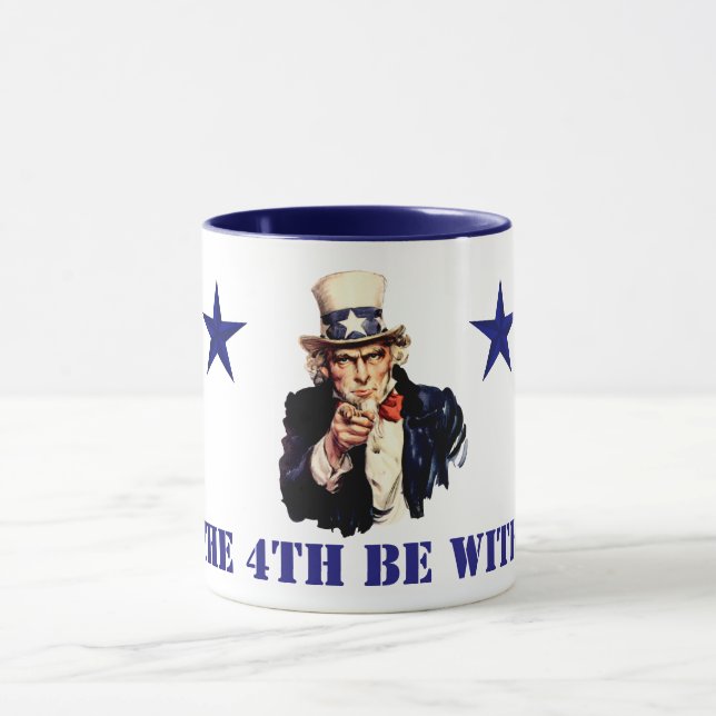 Tasse Oncle Sam 4 juillet (Centre)