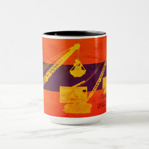 TASSE OPÉRATEUR DE CRANE FIER D'ÊTRE INGÉNIEUR D'EXPLOIT