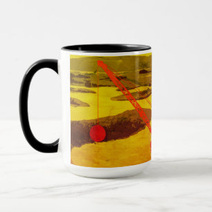 TASSE OPÉRATEUR DE CRANE GOLF GOLFING IMAGINAIRE ART OPÉ