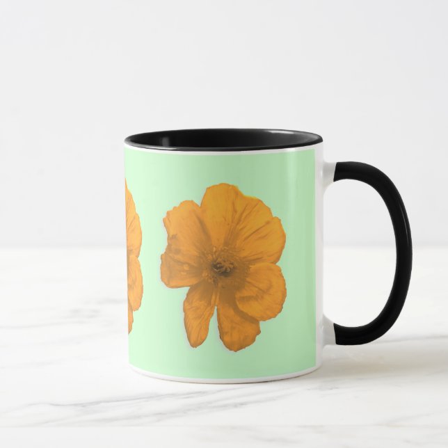 Tasse Orange Aid/ PopArt Flower (Droite)