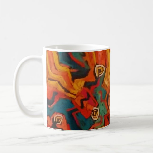 Tasse orange de chaman (Gauche)