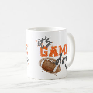Tasse orange de jour de jeu