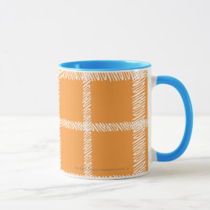Tasse Orange de plaid