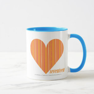 Tasse Orange mince 3 de rayures