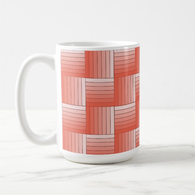 Tasse - Orangefarbene, schattige Schleife (Links)