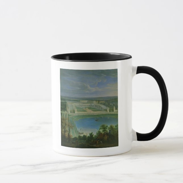 Tasse Orangerie et le château à Versailles, 1696 (Droite)