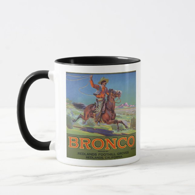 Tasse "Oranges de Bronco", c.1900 (litho de couleur) (Gauche)