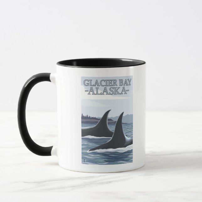 Tasse Orca Whales #1 - Glacier Bay, Alaska (Gauche)