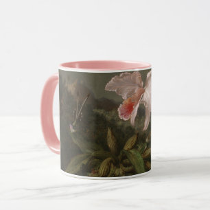Tasse Orchidées et colibris de jungle