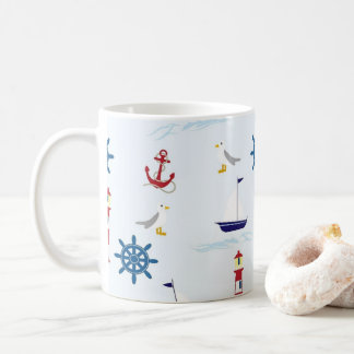 Tasse orientée nautique