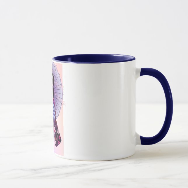 Tasse Origami Puppen-2 (Rechts)