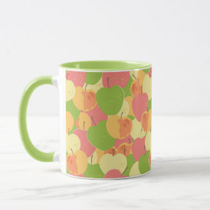 Tasse Ornement avec des pommes