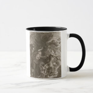 Tasse Orphée, Eurydice principal hors d'enfer, regarde