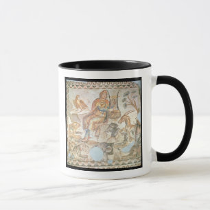 Tasse Orphée jouant aux animaux, mosaïque romaine