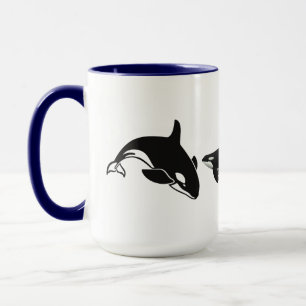 Tasse Orque Baleine Eau Paix Amour Nature Destinée