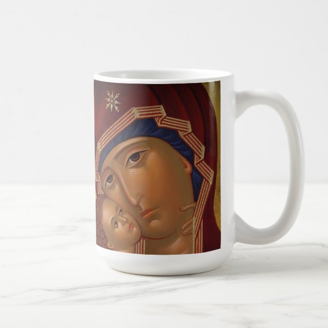 Tasse orthodoxe de Noël avec des icônes (Droite)