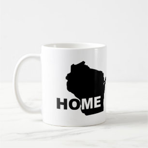 Tasse ou gobelet Wisconsin, maison loin de l'État