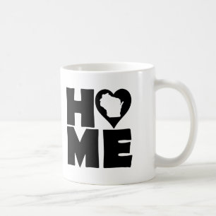 Tasse ou tasse de voyage Wisconsin Home Heart Stat