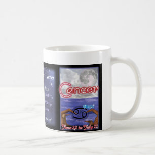 Tasse ou tasse de zodiaque de Cancer