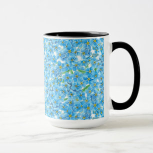 Tasse Oublie-moi pas l'aquarelle