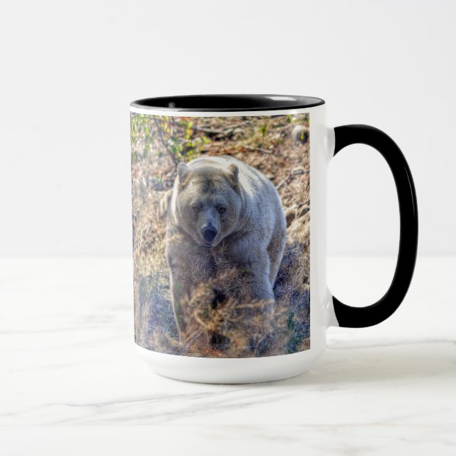 Tasse Ours Kermode Rare (Ours Esprit) Photo Faune (Droite)