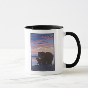 Tasse Ours noir et cubDakota du Sud