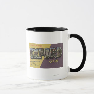 Tasse Oxford, l'Ohio - Miami U et université occidentale