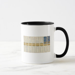Tasse Page de texte de la route des montagnes de fer