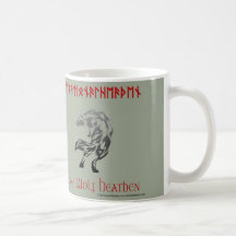 Tasse païenne rationnelle païenne de loup
