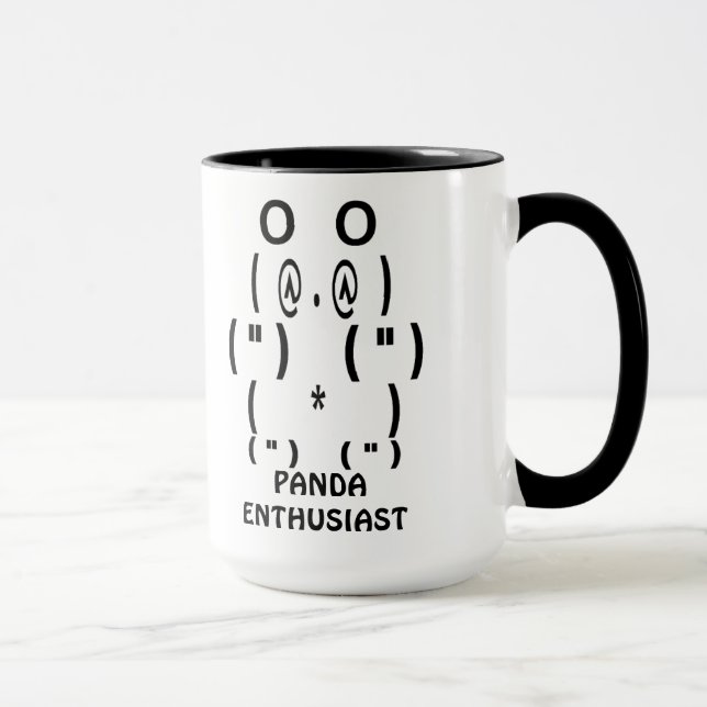Tasse Panda Enthousiaste (Droite)