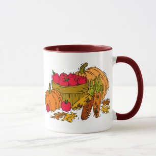 Tasse Panier de récolte d'automne