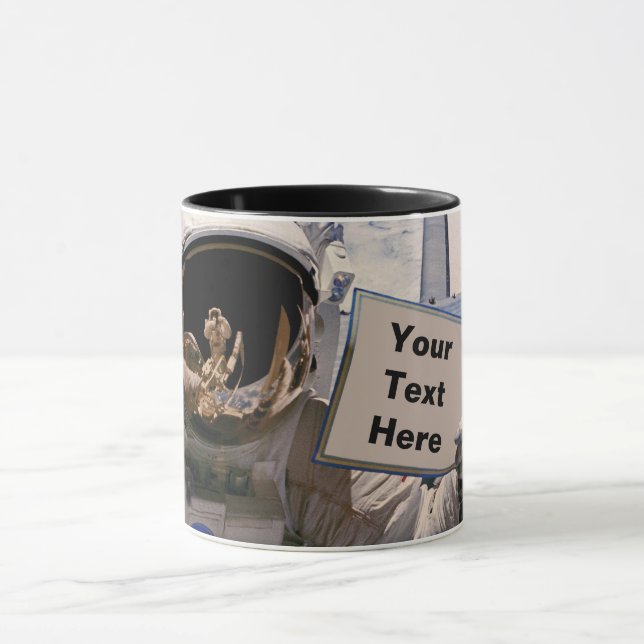 Tasse Panneau de retenue des astronautes de la NASA - Aj (Centre)