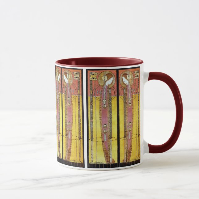 Tasse Panneaux brodés par Margaret Macdonald (Droite)