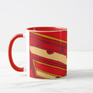 Tasse Panneaux orange Abstraits