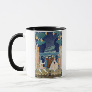 Tasse Pantomime l'étape, illustration pour des 'fêtes