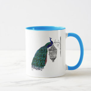 Tasse Paon sur la lampe