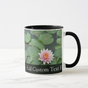 Tasse Papier Lily rose/vert personnalisé