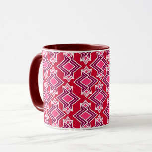 Tasse Papier peint Art Déco Motif, Vin Bourgogne