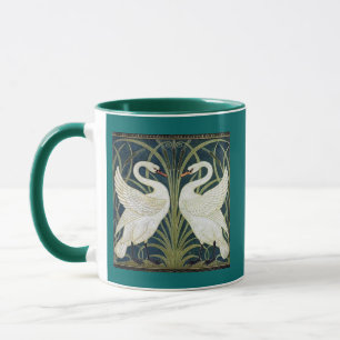 Tasse Papier peint de cygne et de précipitation et