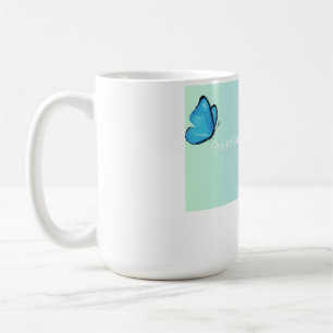 Tasse Papillon Bleu & Pissenlit