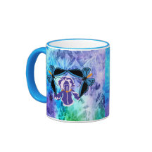 Papillon de Birdwing sur l'iris