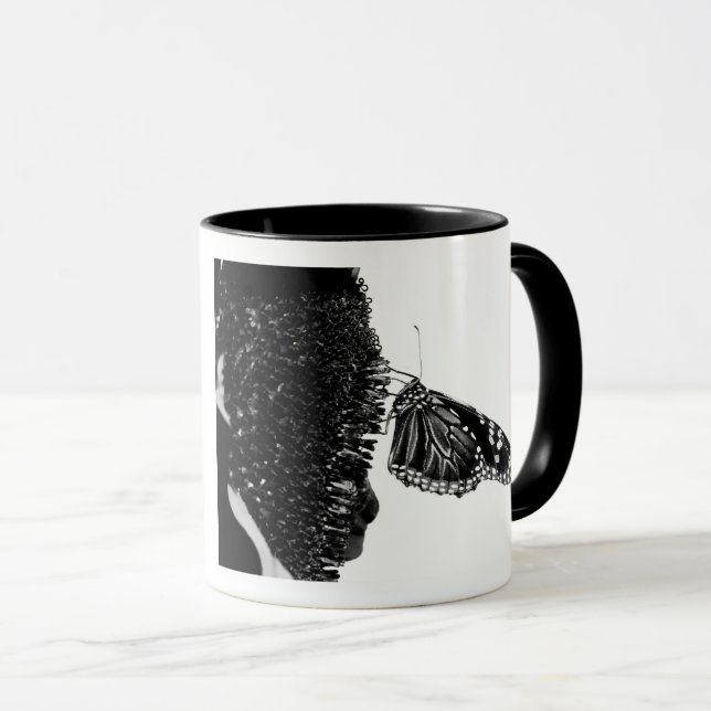 Tasse papillon timide blacq (Devant droit)