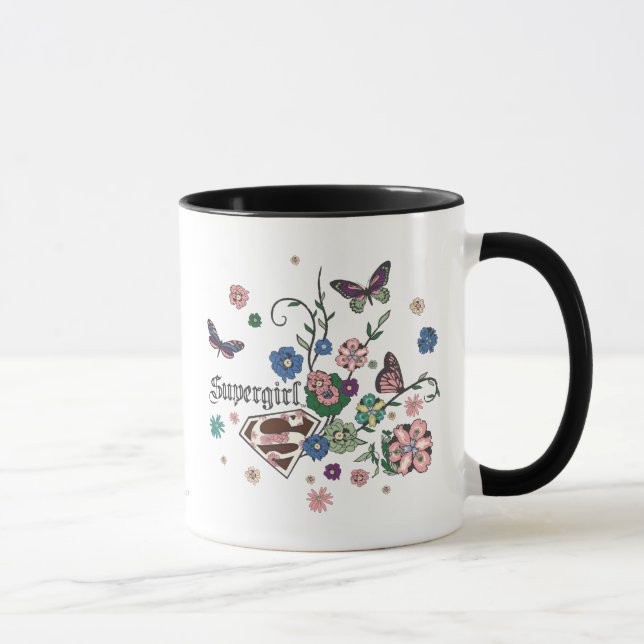 Tasse Papillons supergirl (Droite)