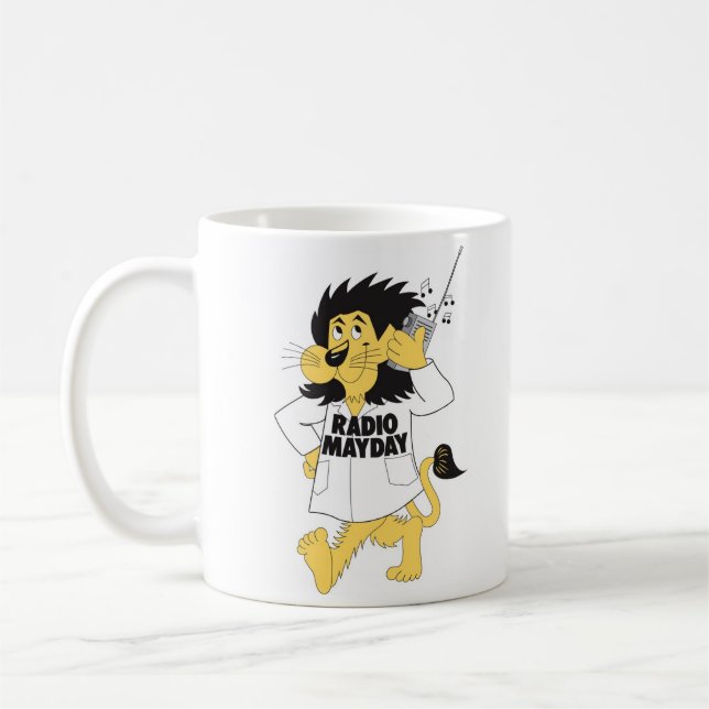 Tasse par radio de lion de premier mai (Gauche)