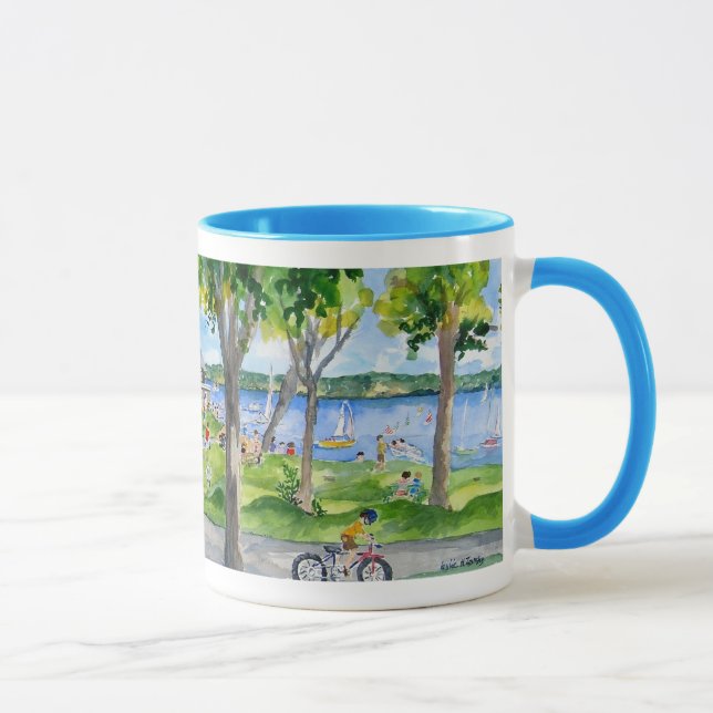 Tasse Parc de Miller et lac Chautauqua (Droite)